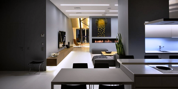 Одна модель украсит сразу несколько зон квартиры-студии – от кухни до гостиной.
