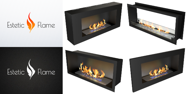 Минималистичный дизайн очагов Estetic Flame легко сочетается с самыми разными цветами и материалами.