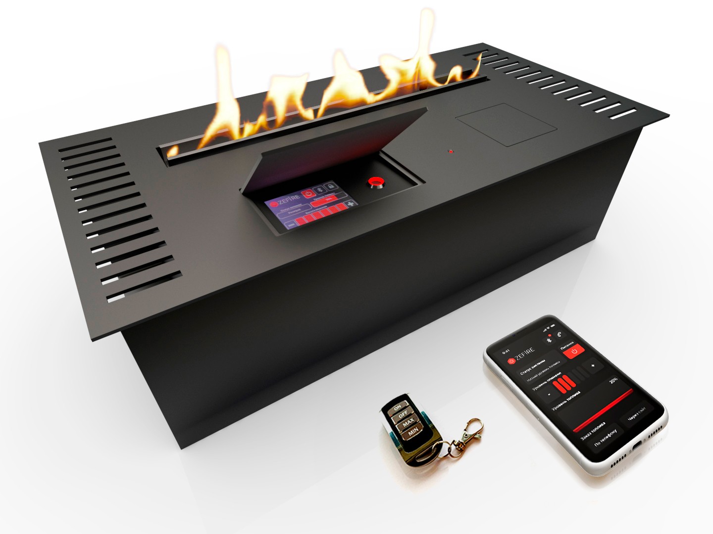 Автоматический биокамин ZeFire М 600 с ДУ (ZeFire) | Интернет-магазин ...