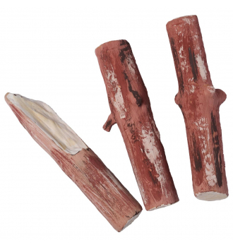 Керамические дрова сосна ветки (ZeFire) - 3 шт