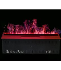 Электрический очаг Schones Feuer 3D FireLine 600 Blue со стальной крышкой