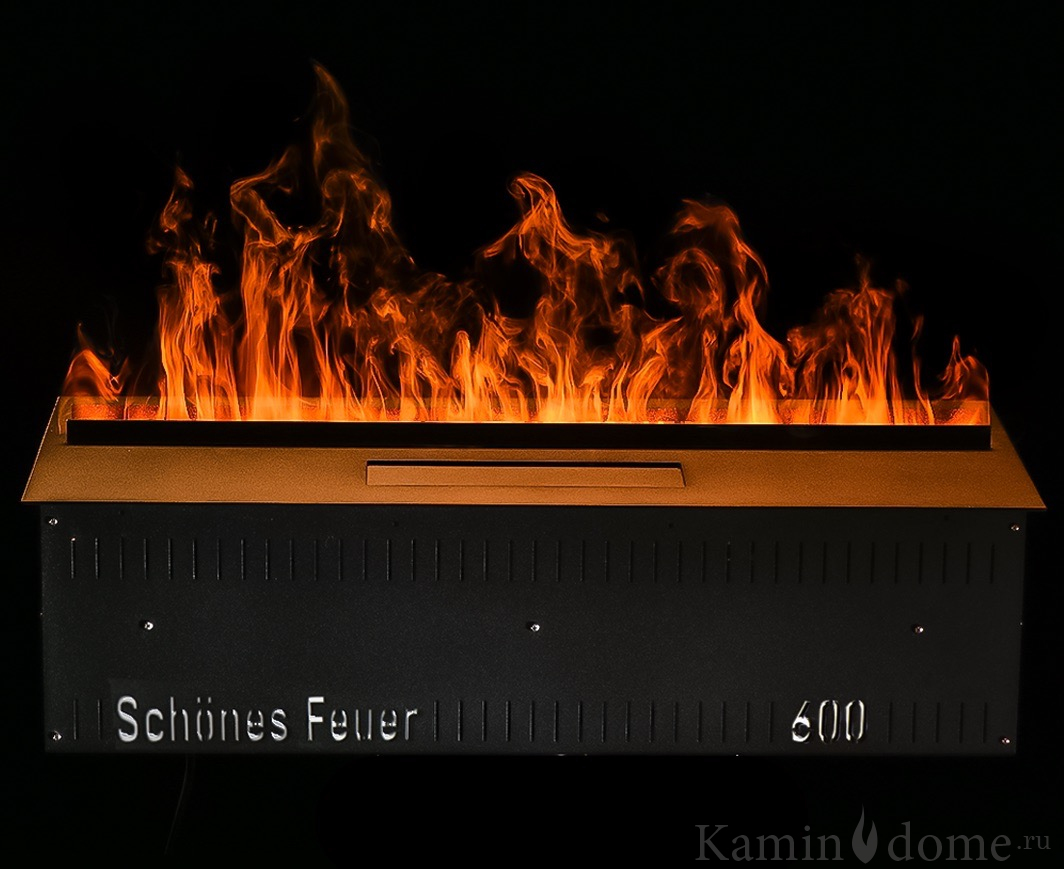 Электрический очаг Schones Feuer 3D FireLine 600 Pro со стальной крышкой |  Интернет-магазин Камин в доме