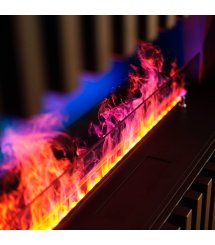 Электрический очаг Schones Feuer 3D FireLine 2400 Blue Pro со стальной крышкой