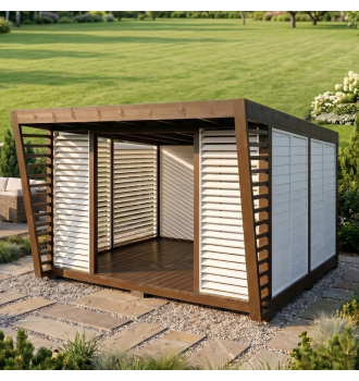 Беседка модульная Вуд 3х6 ZEFIRE