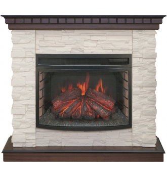 Каминокомплект Elford 25 AO + Firefield 25 S IR (Real Flame)